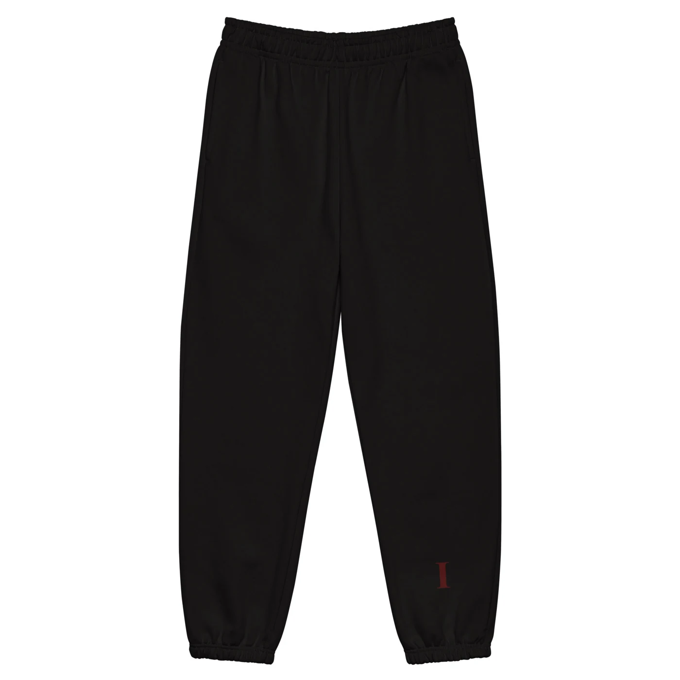 Law Sweatpant sample rendering with the Law I mark on the left leg